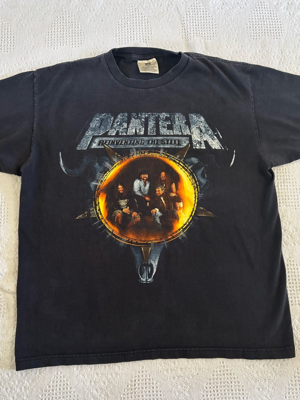 Pantera Reinventing the Steel Tour 2000 Y2K Band Tshirt Winterland XL